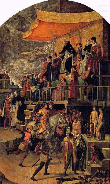 Burning of the Heretics, Pedro Berruguete